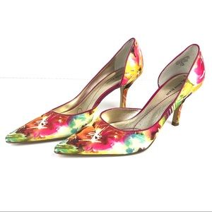 NWOT Anne Klein Floral Catherine D’Orsay Shoes